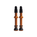 EVO tubeless valves, presta, 44mm, orange