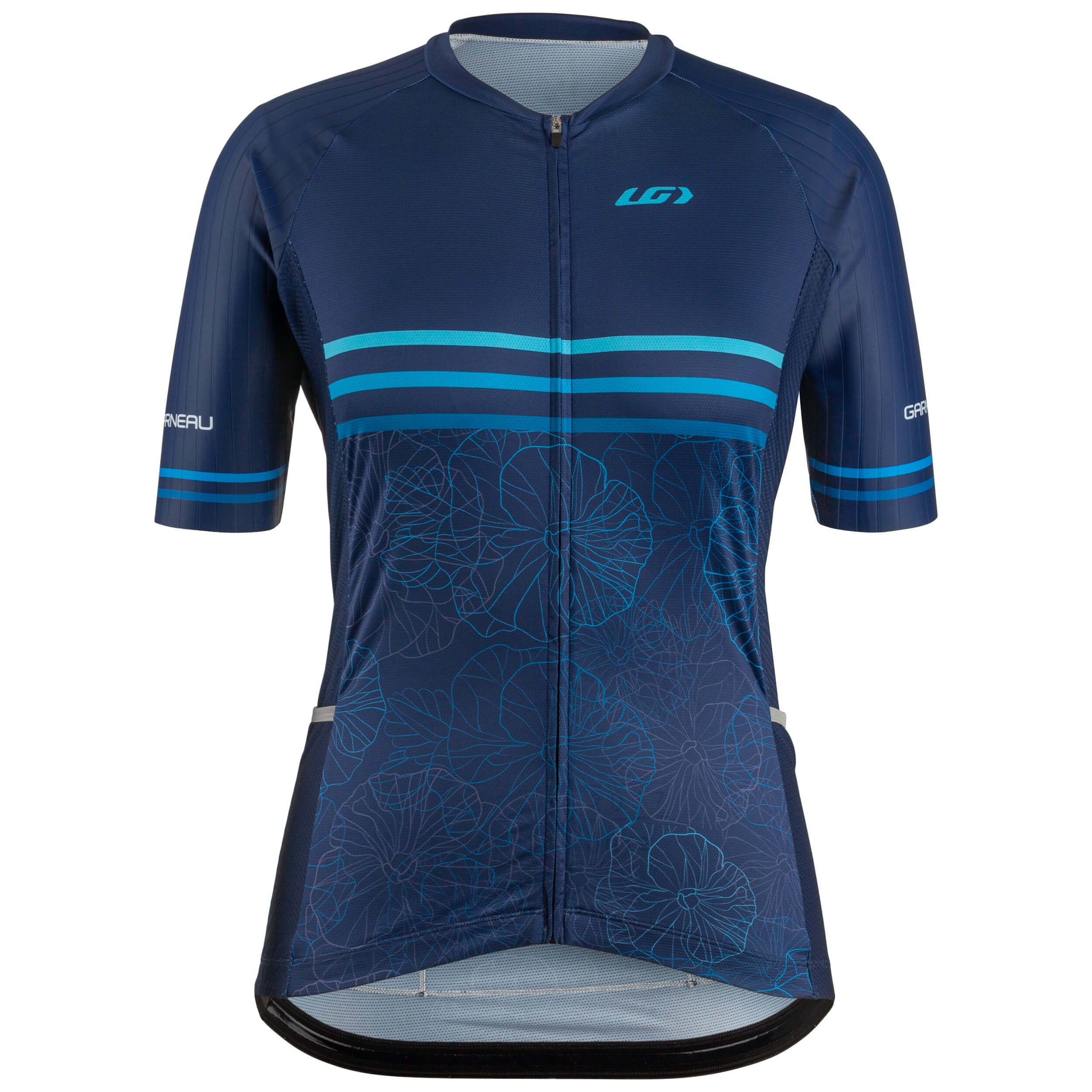 Louis Garneau District 2  jersey women's blue L