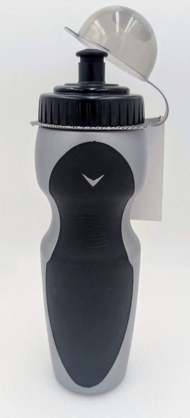 V-grip insulated bottle grey w/cap