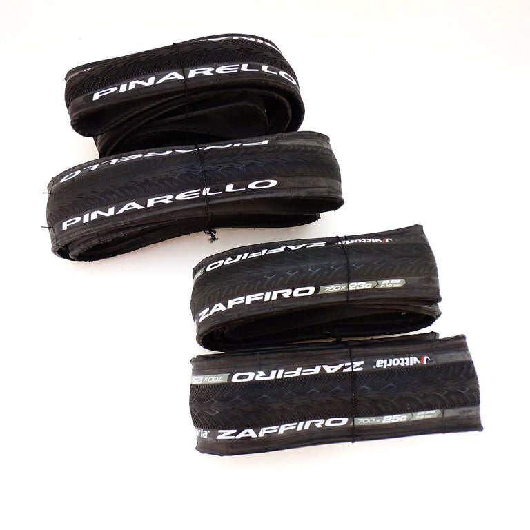 700 x 25 Pinarello Vittoria Zaffiro folding Tire  Black USED
