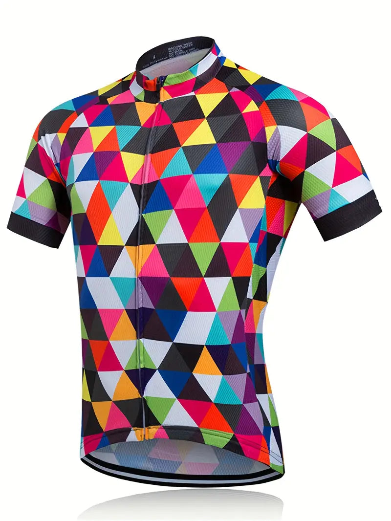 harlequin cycling jersey L