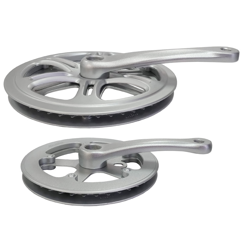 SINGLE CRANK STEEL/ALU 140mm