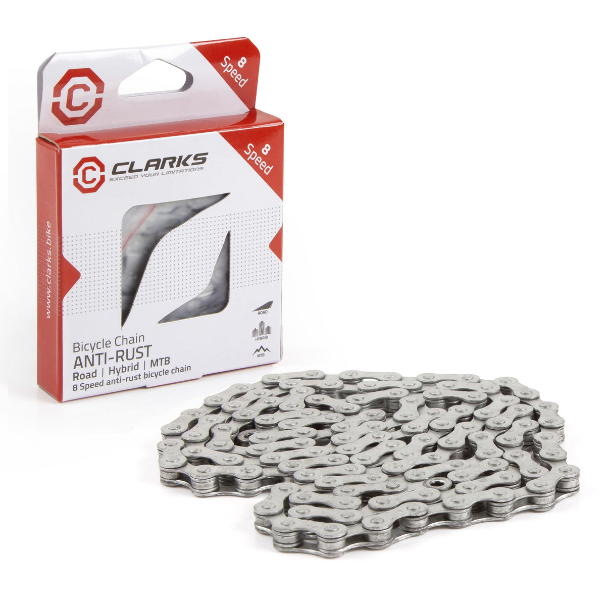 Clarks 7/8 speed anti rust chain