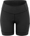 Louis Garneau Women's Fit Sensor Texture 5.5 Inch Short – small – black