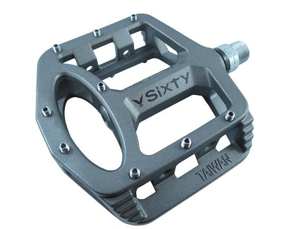 grey V-Sixty MG1 Magnesium  Sealed Flat/Platform Pedal,