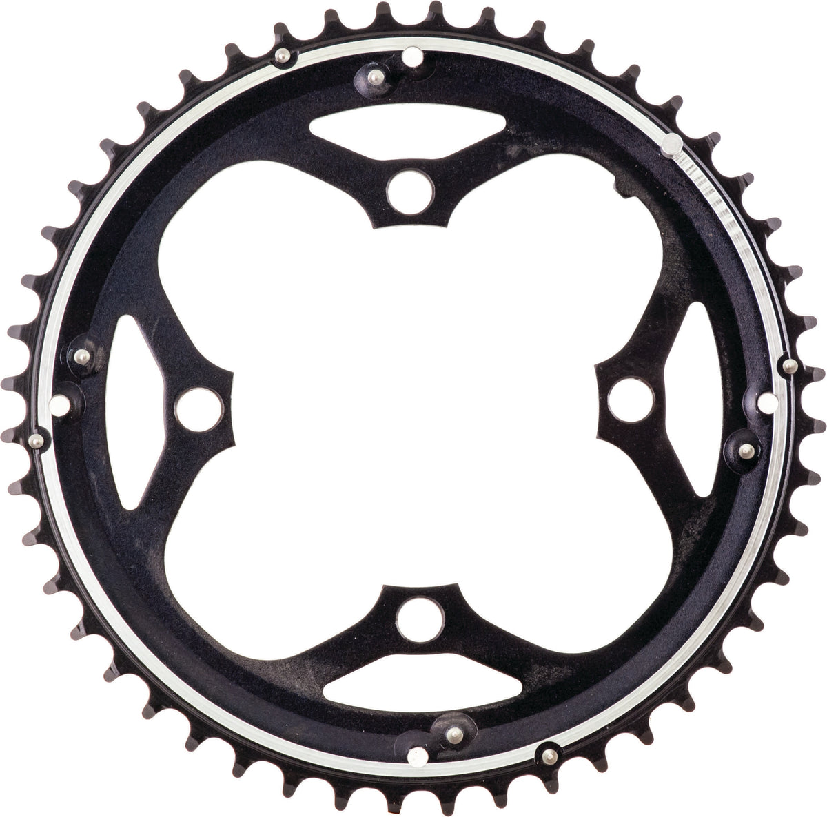 CHAINRING ACTION 104MM 48T BLK 3/32" RAMPED 9spd