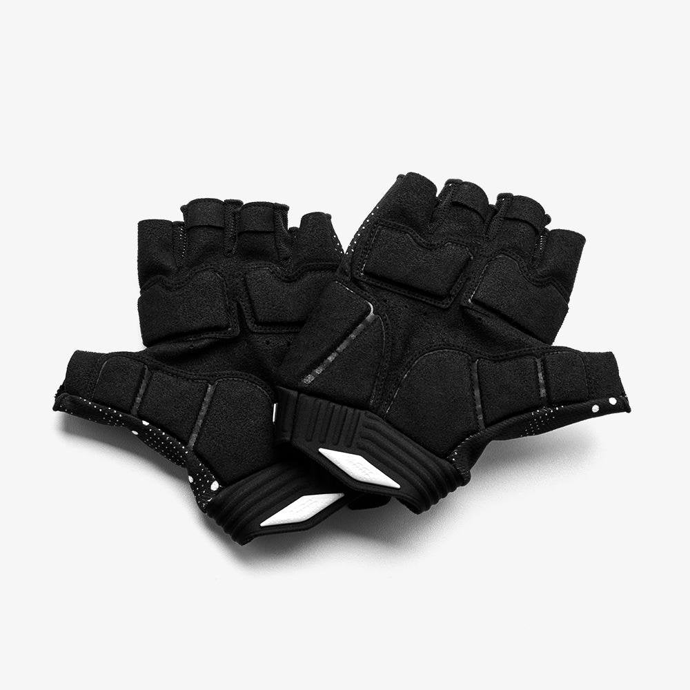 Road Gloves EXCEEDA Gel Short Finger Glove Black - SM
