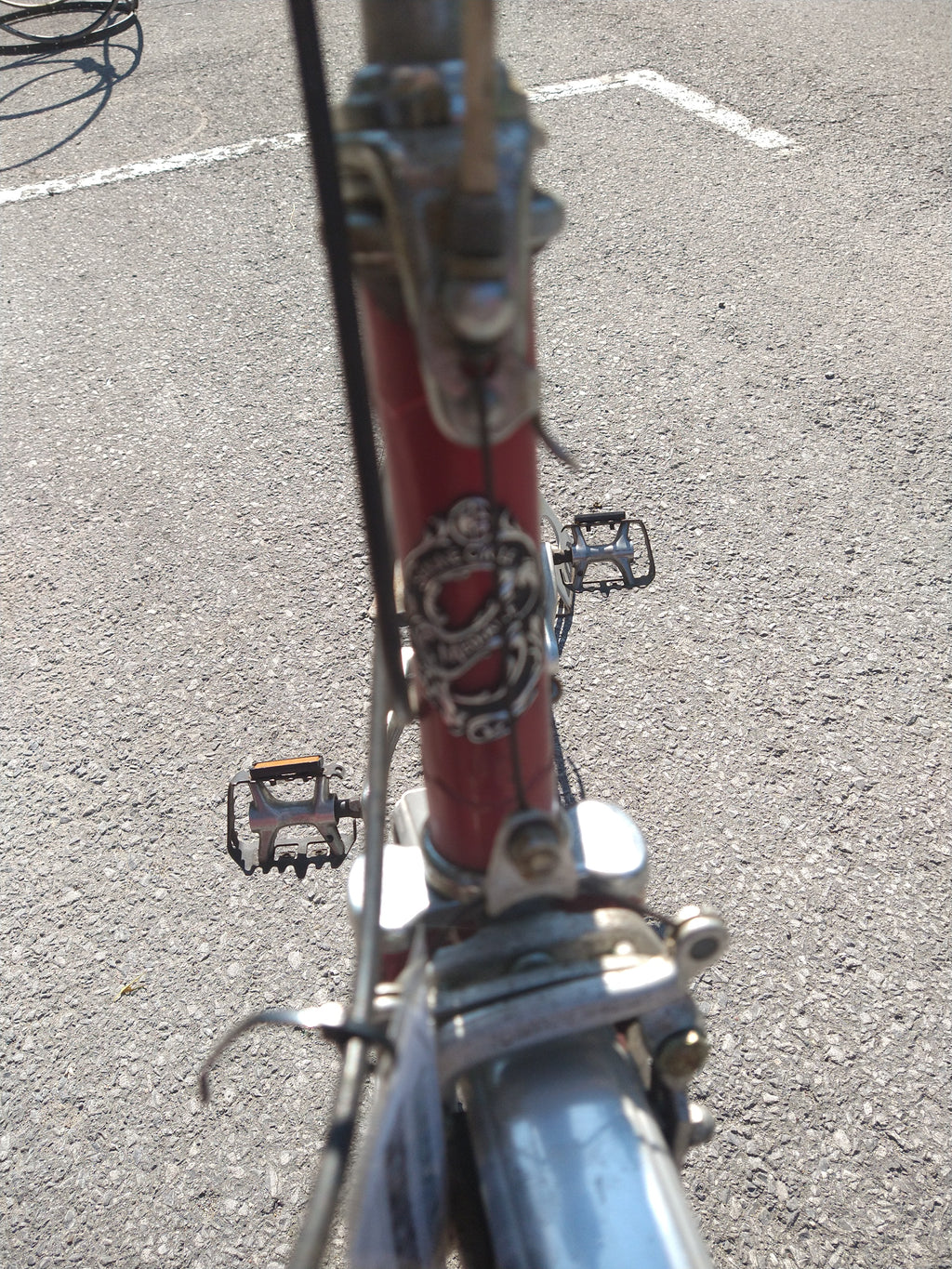 Sekine 56cm Hybrid Red,used, no tax, no warranty