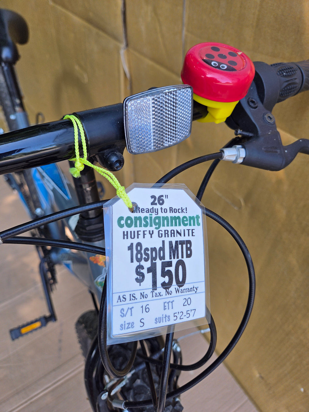 Huffy Granite Small mtb USED consignment, NO TAX, no warranty