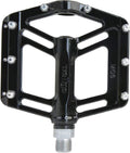 wellgo mg6-al flat black bike pedal