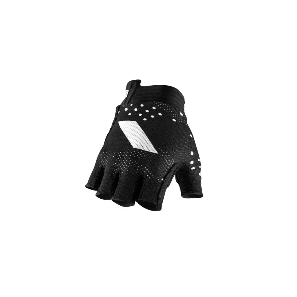 Road Gloves EXCEEDA Gel Womens Short Finger Glove Black - MD