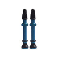 EVO tubeless valves, presta, 44mm, blue
