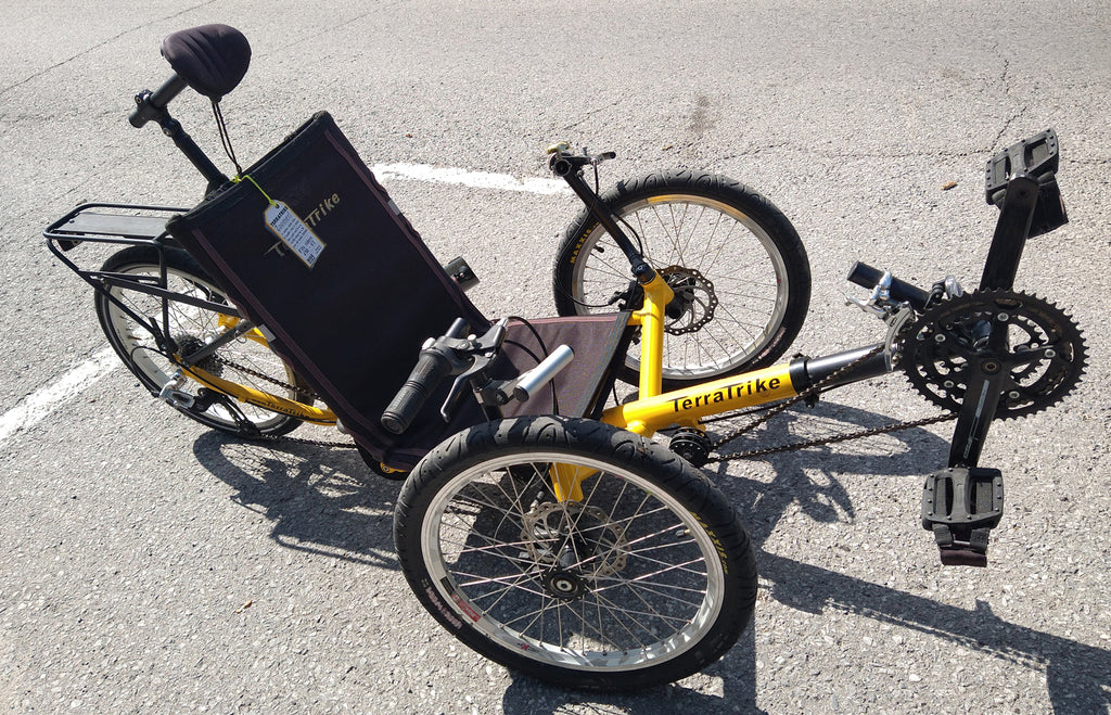 Terra Trike Zoomer (2014) yellow, USED, consignment. no tax, no warranty