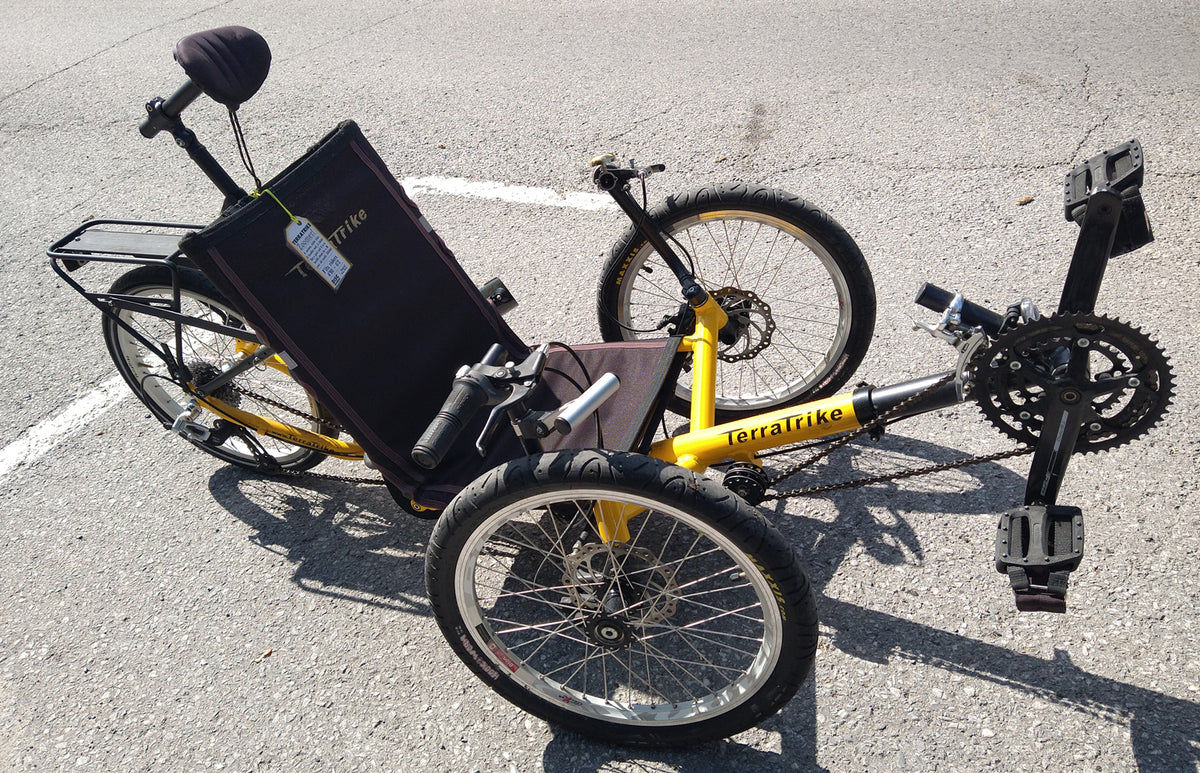 Terra Trike Zoomer (2014) yellow, USED, consignment. no tax, no warranty