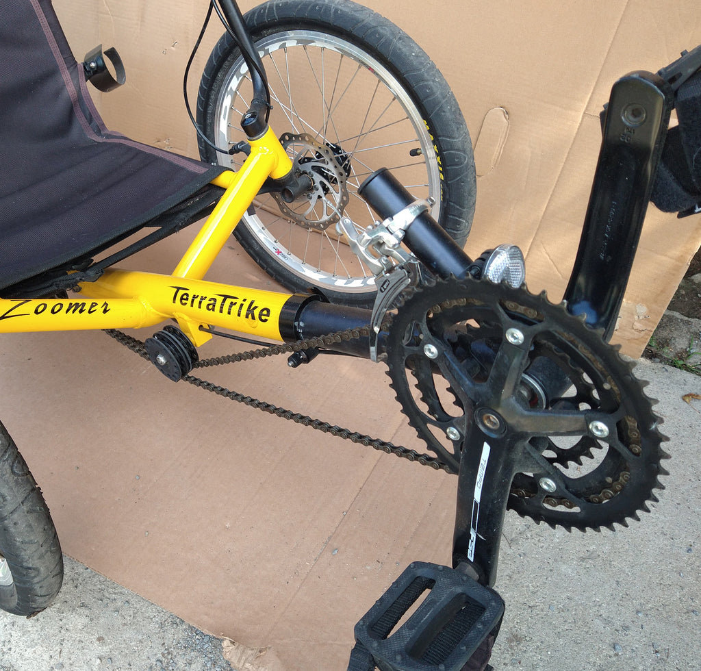 Terra Trike Zoomer (2014) yellow, USED, consignment. no tax, no warranty