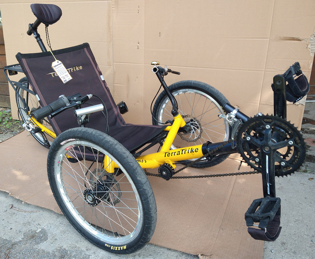 Terra Trike Zoomer (2014) yellow, USED, consignment. no tax, no warranty