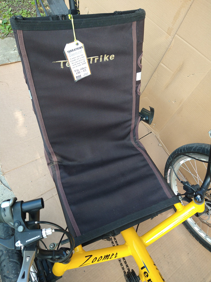 Terra Trike Zoomer (2014) yellow, USED, consignment. no tax, no warranty