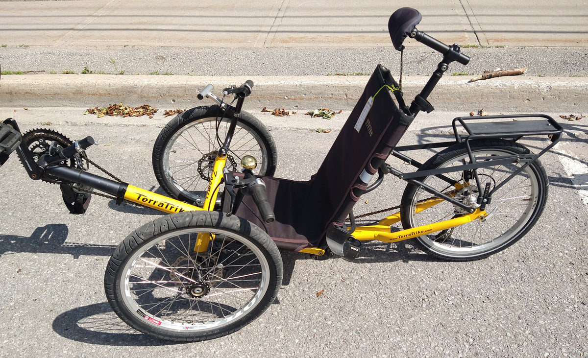 Terra Trike Zoomer (2014) yellow, USED, consignment. no tax, no warranty